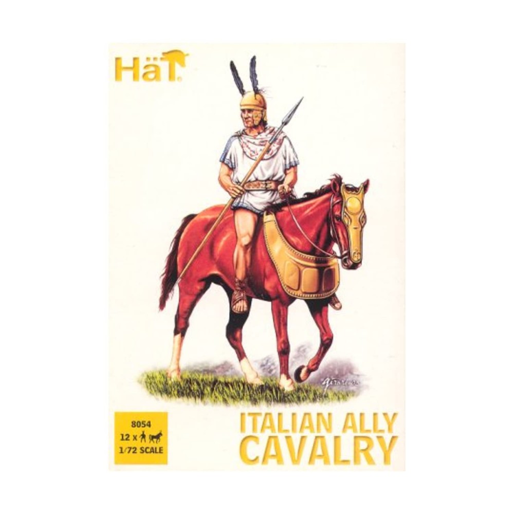 1:72 Punic War Italian Ally Cavalry Set - 12 Miniatures 8054