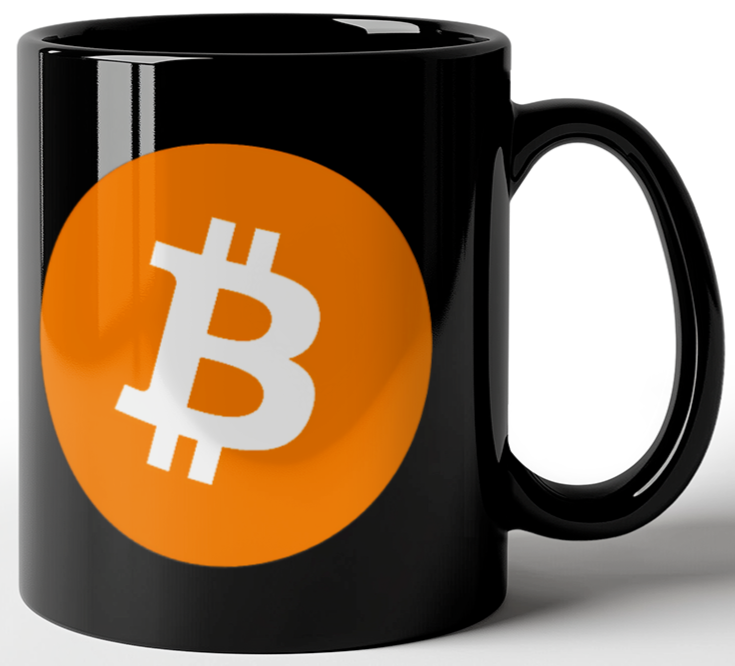 Bitcoin BTC Logo Crypto Coffee Mug Cryptocurrency HODL Gift for Christmas 2024-image