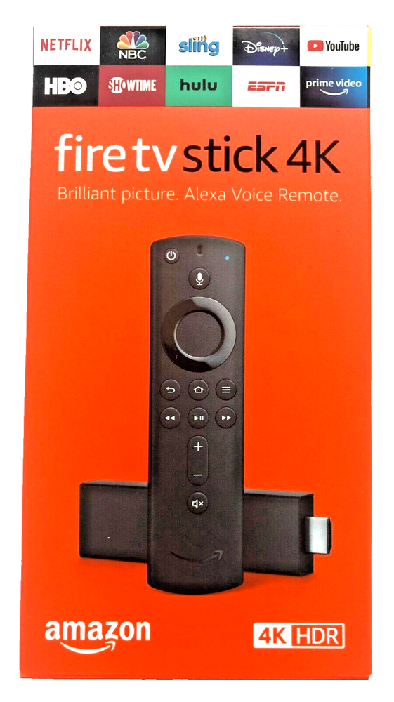 AMAZON FIRE TV STICK HDR/4K STREAMING DEVICE w/ALEXA VOICE REMOTE ~FAST SHIPPING-image