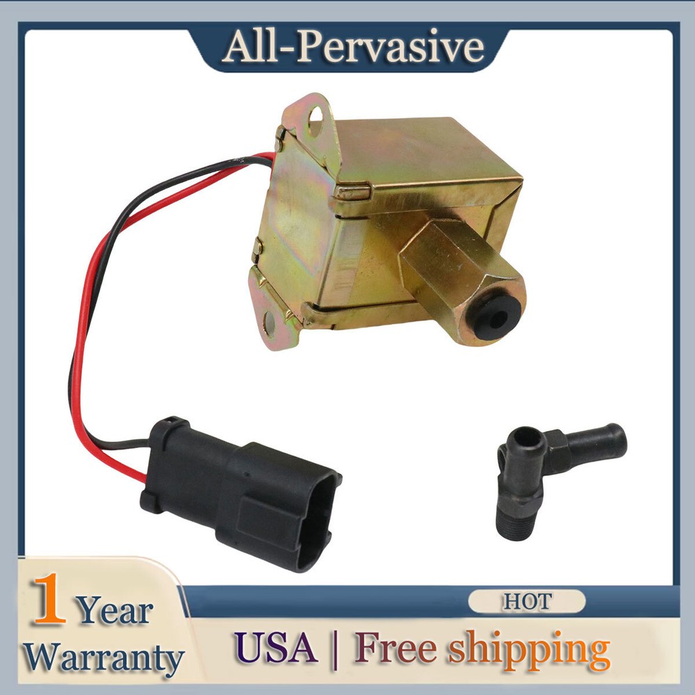 Fuel Pump 12V KV13829 Fit John Deere 3029 Engine 240 250 260 270 280 Skid Steer