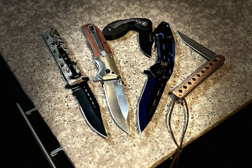 Lot of 5 Tactical Assist Pocket & Folding Knives