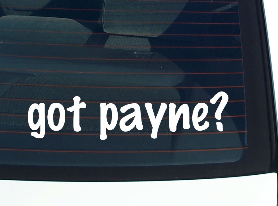 got payne? CAR DECAL BUMPER STICKER VINYL FUNNY LAST NAME WINDOW PRIDE