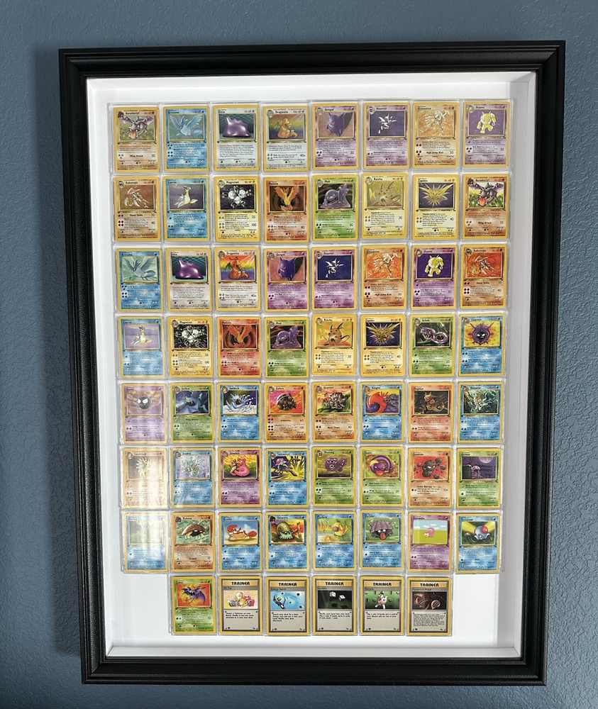1999 WOTC Unlimited 1st Edition Complete 62/62 Fossil Set Pokémon TCG