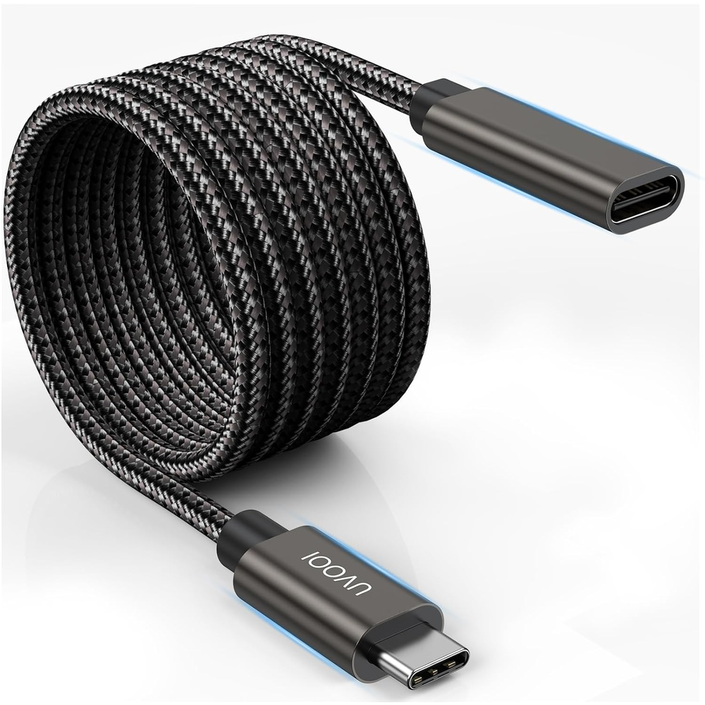 10FT USB C 3.2 Extension Cable Male to Female Extender Cord