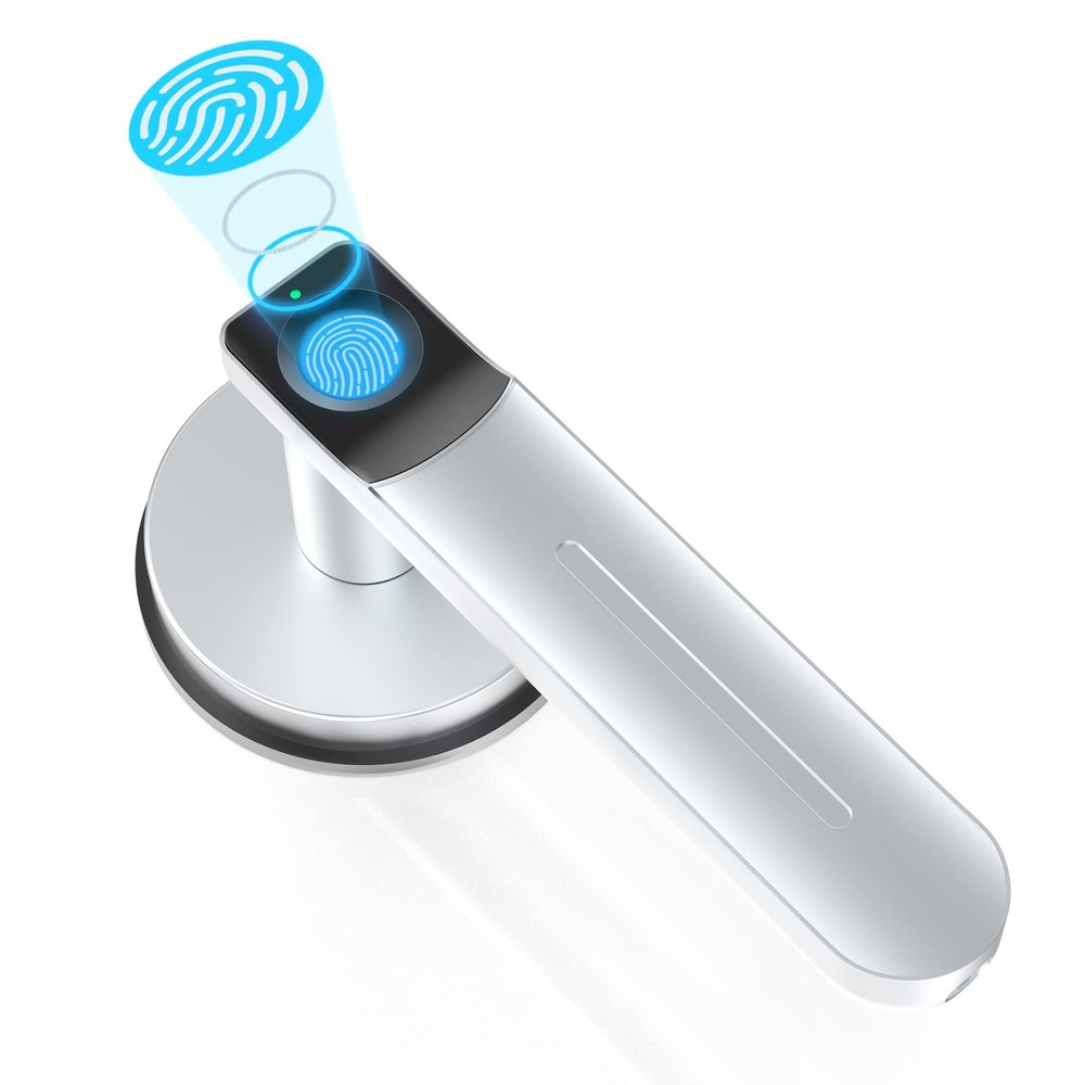 Smart Fingerprint Door Lock with Keyless Entry & Handle – Biometric Security