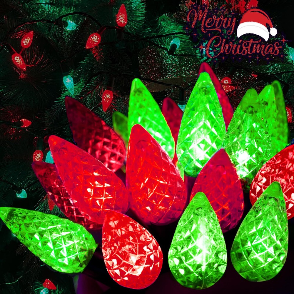 240 LED 78FT C6 Christmas String Lights, Super Long and Bright Fairy Twinkle ...