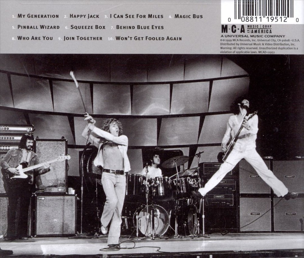 THE WHO 20TH CENTURY MASTERS - THE MILLENNIUM COLLECTION: THE BEST OF THE WHO NE