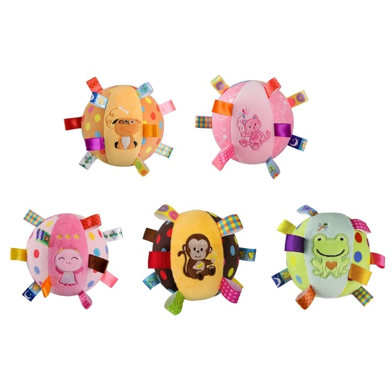 Squeaky Label Ball Toy for Small Dog Resistances to Dog Teeth Training Toy