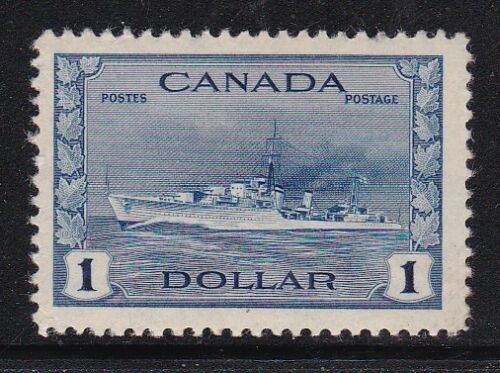 Album Treasures Canada  Scott # 262  1$  Destroyer  Mint Lightly Hinged