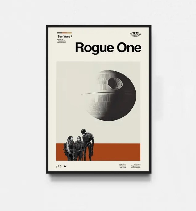 Rogue One Star Wars Print and TV Series Poster Artwork