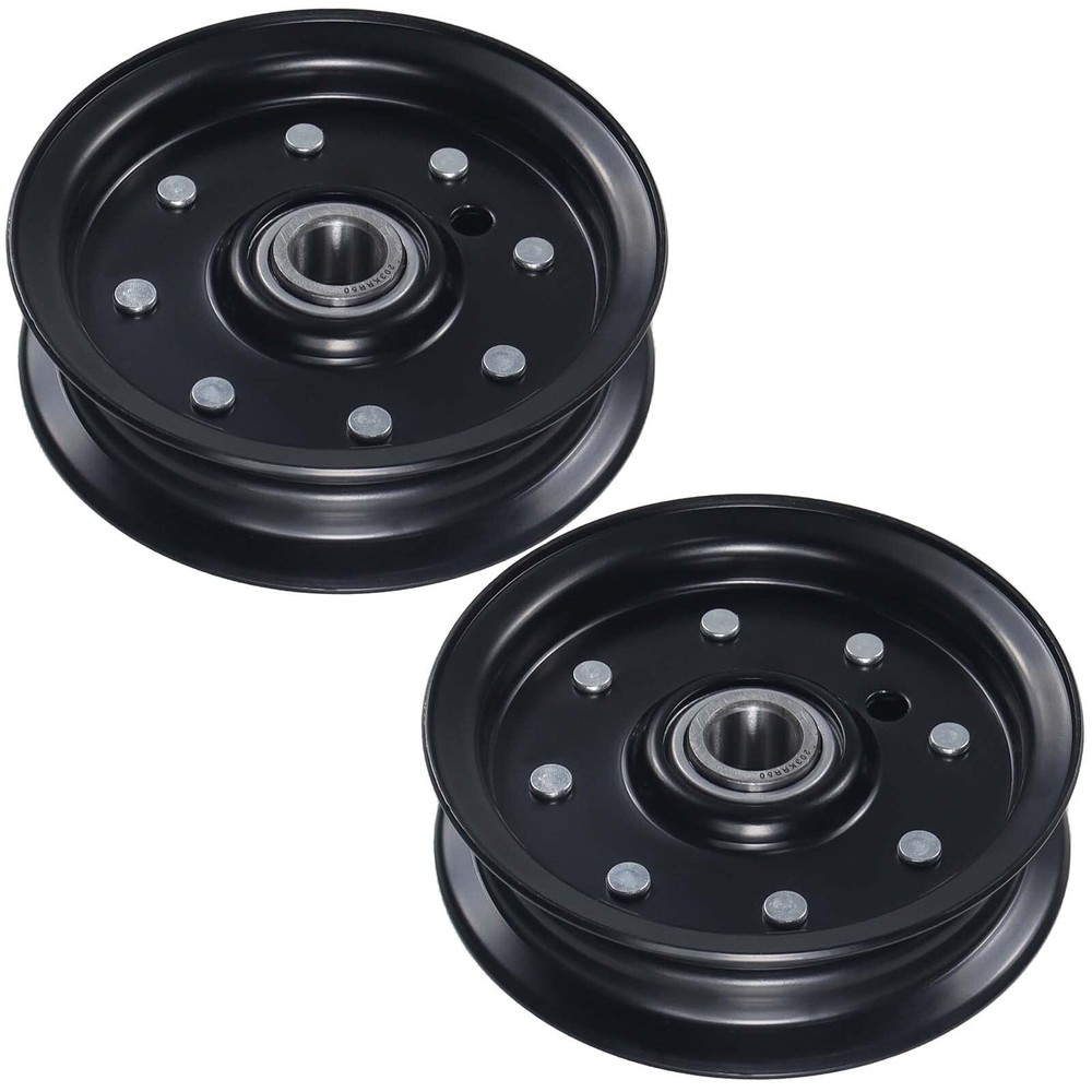2 Pack 30224 Flat Idler Pulley Replacement for Dixie Chopper Mowers