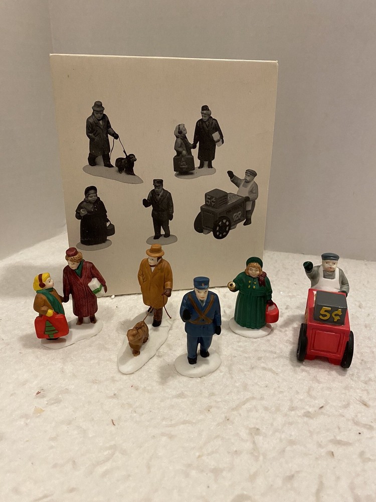 Dept 56 Heritage Village Set of 5 Collectible Figurines EUC