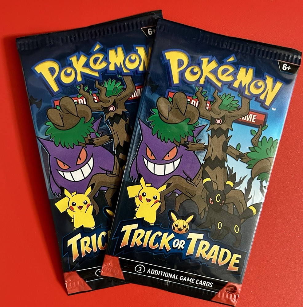 Pokemon Trick Or Trade BOOster Pack sealed Halloween collectible