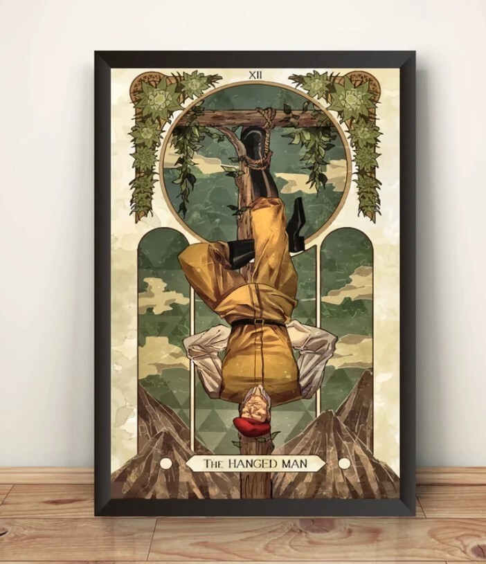 Rolento Street Fighter Tarot Card Art Print Premium Poster