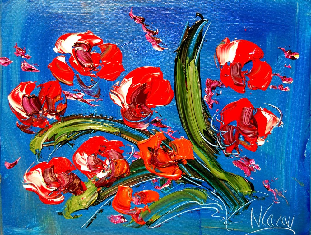 Modernist ABSTRACT PAINTING Expressionist MODERN ART HOT ARTIST  Kerthy4