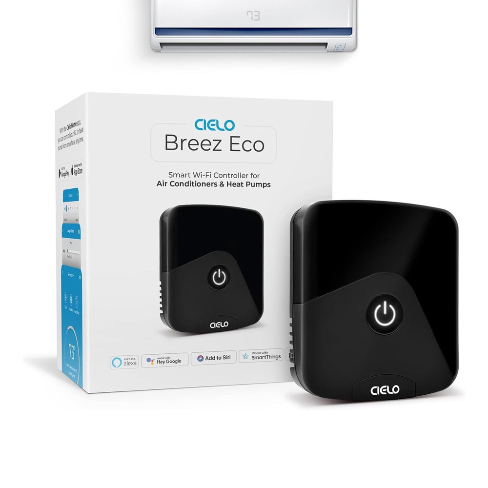 Breez Eco | Smart AC Controller for Mini Split, Window, Portable ACS | WiFi, ...