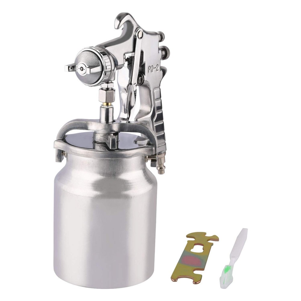 High Pressure Siphon Feed Professional Paint Spray Gun with 1000cc Cup