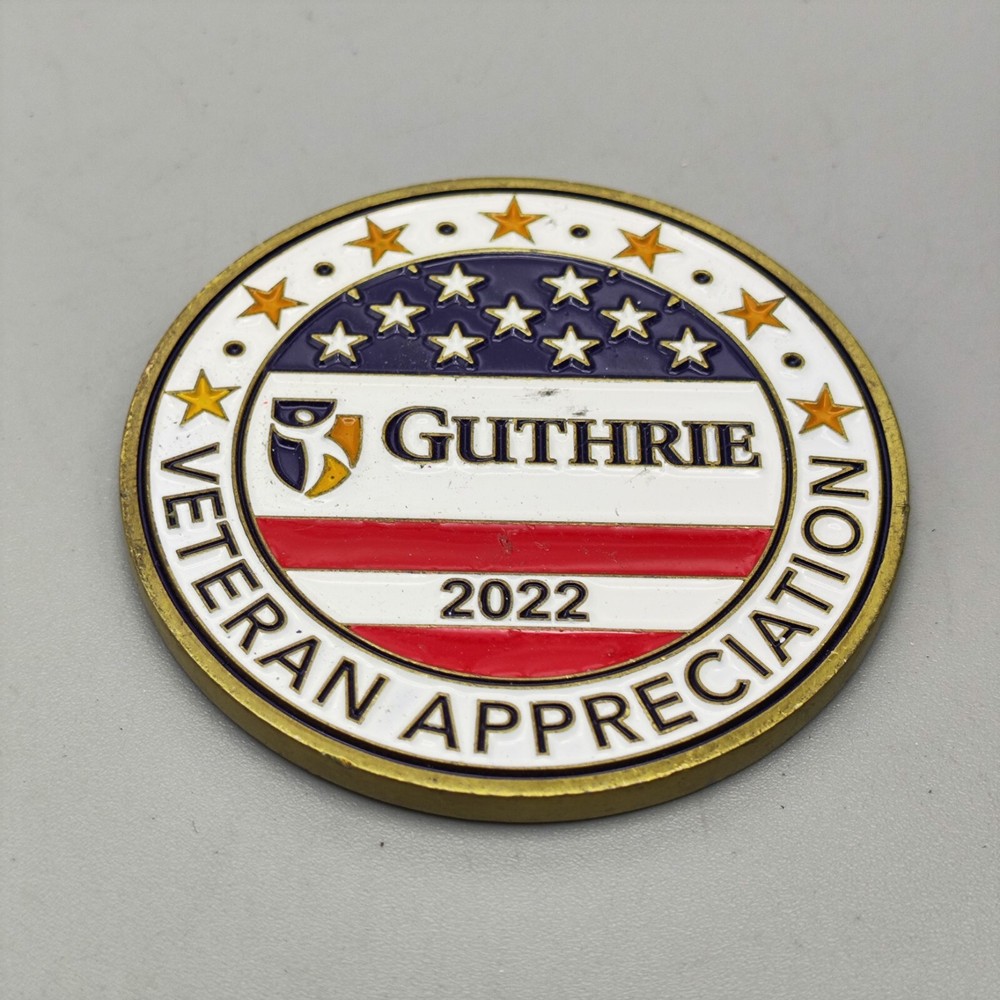 US Army Guthrie Challenge Coin - Military Collectible