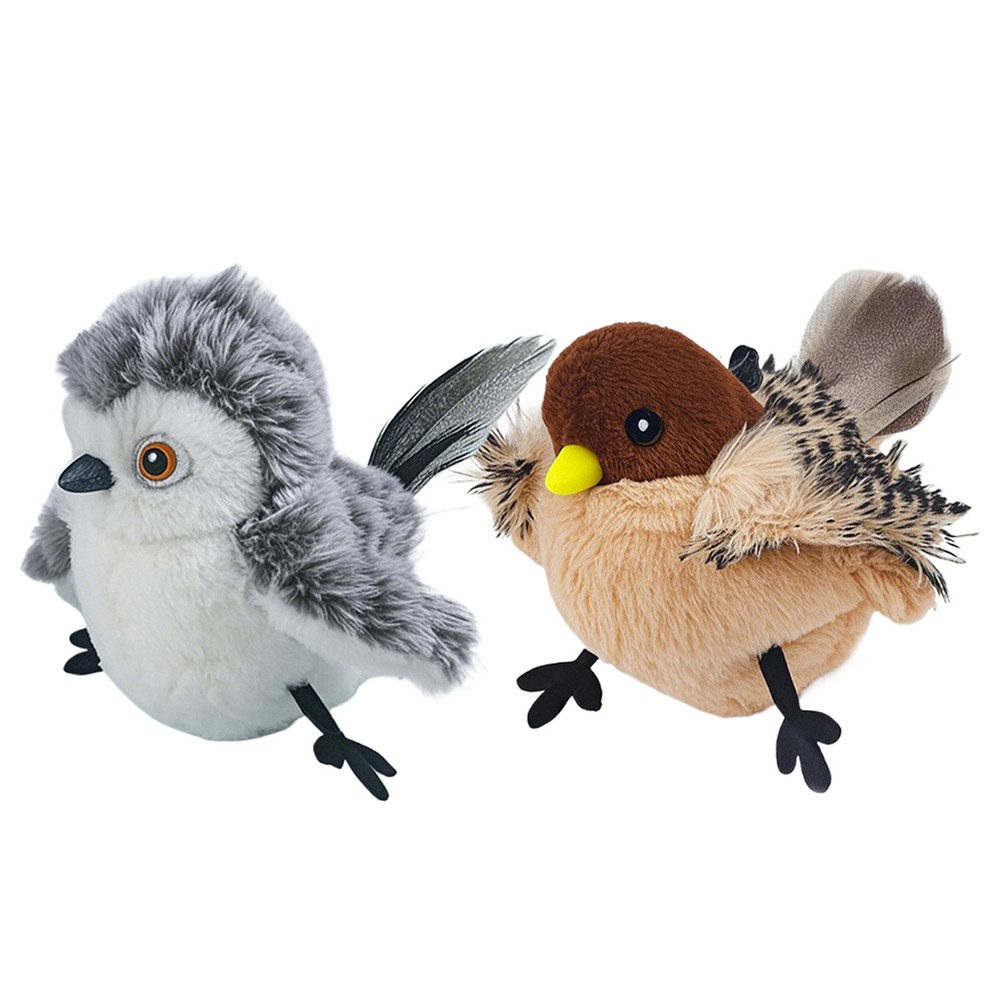 Cat Toy Interactive Chirping Bird Cat Flapping Bird Cat Toy Helps Cat Exercise