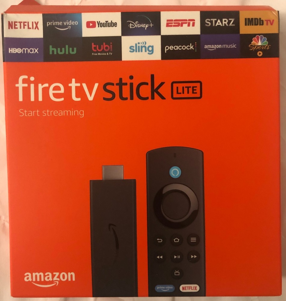 AMAZON FIRE TV STICK LITE w/ALEXA VOICE REMOTE NIB FACTORY SEALED  FREE SHIPPING-image