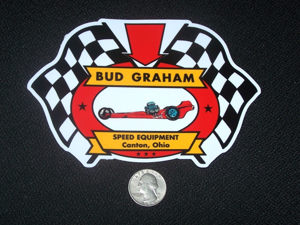 Bud Graham Speed Equipment NHRA Drag Racing NASCAR Indy decal sticker