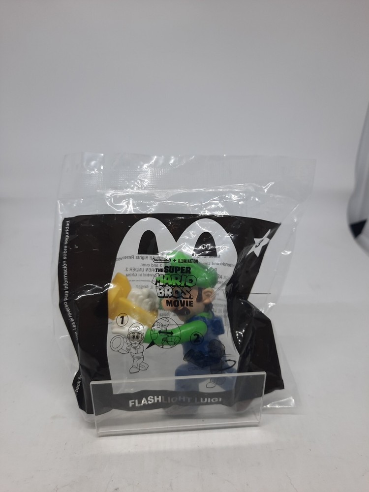 McDonald's Nintendo The Super Mario Bros. Movie Flashlight Luigi Happy Meal Toy