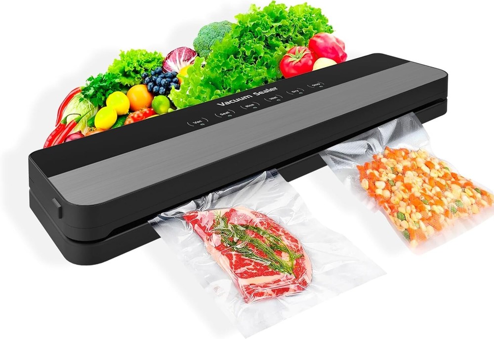 Automatic Food Vacuum Sealer Machine, Electric Air Sealing Preserver System,Meal