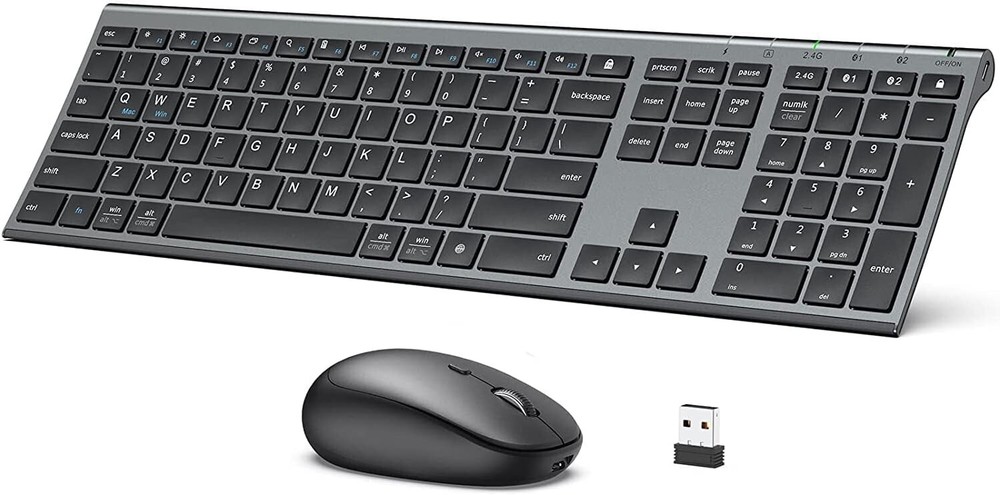 iclever IC-DK03 Wireless + 2.4G Dual Mode Ultra Slim Bluetooth Keyboard