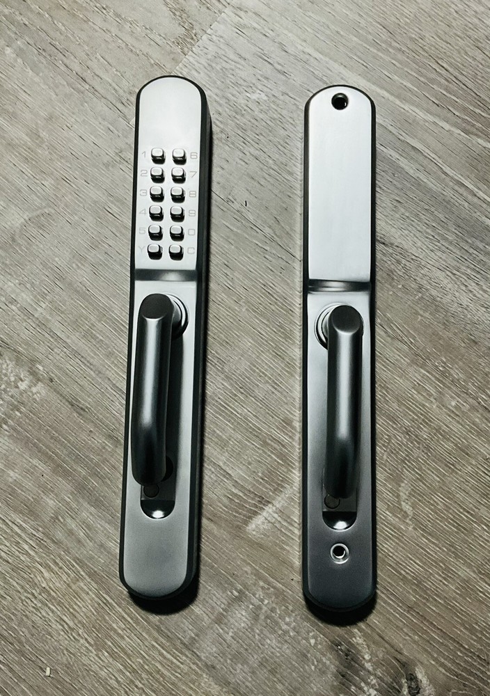 DIAMA Silver Mortise Keyless Entry Door Lock New Open Box