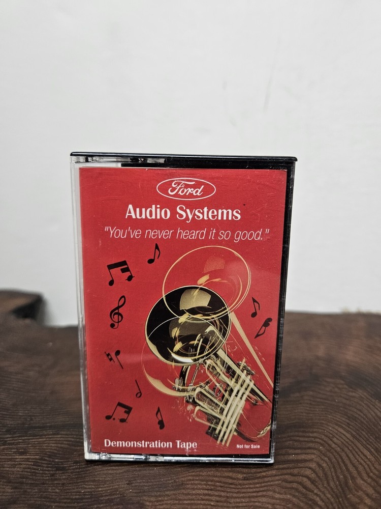 Vintage Ford Audio Systems Demonstration Cassette Tape in Case