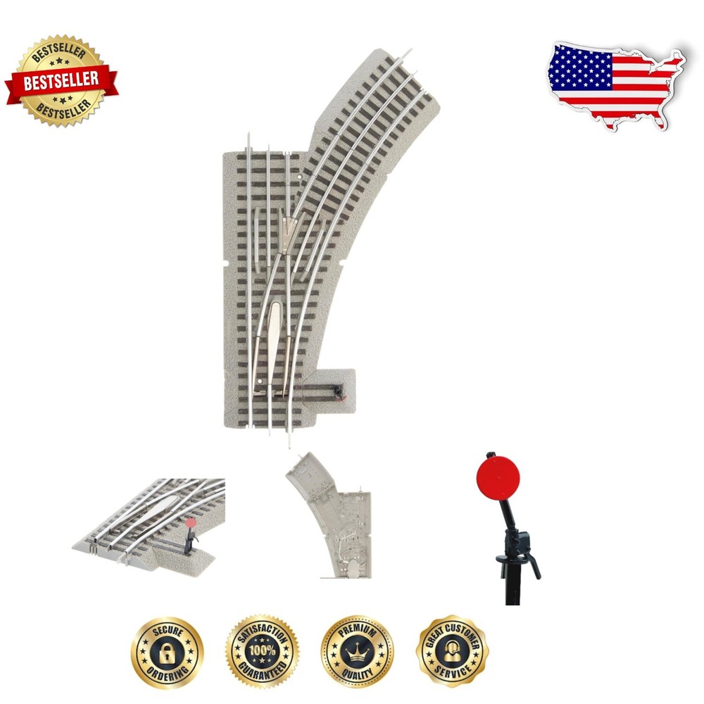 FasTrack 036 Right-Hand O Gauge Manual Switch - Elevate Your Model Train Setup