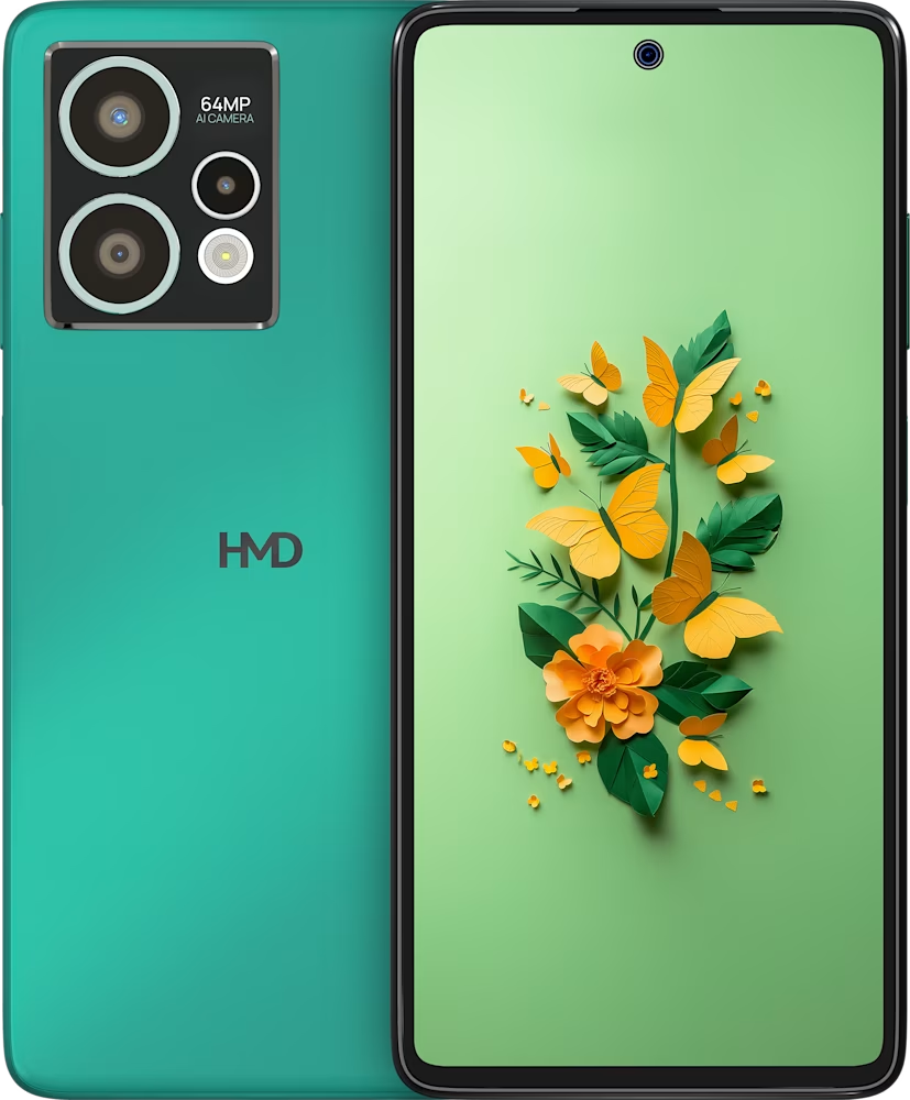 HMD Crest Max 5G Aqua Green 8GB RAM 256GB Storage 64MP Camera T760 Octa-Core Processor Global Version 5G Smartphone