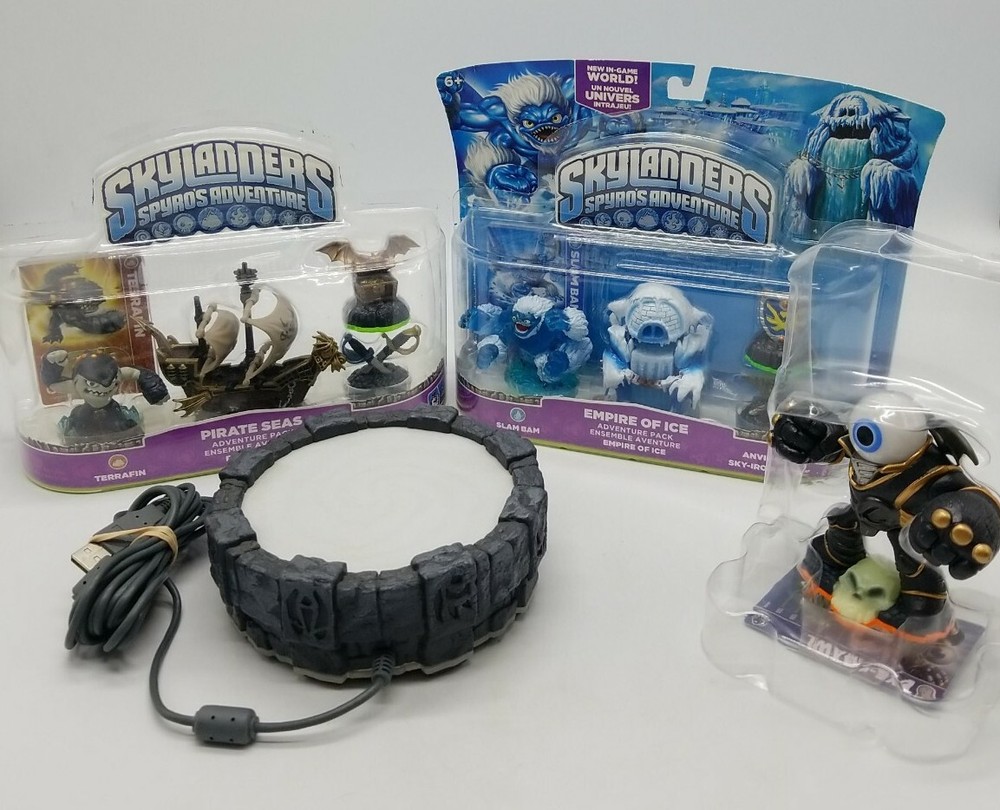 Skylanders Spyros Adventure Empire of Ice Pirate Seas Eye-Brawl Portal of Power