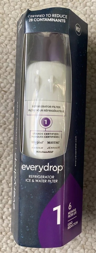 ΕVΕRDROP  Refrigerator Water Filter 1  Purple Replacement
