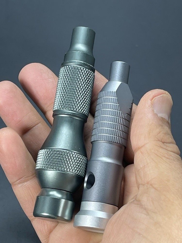 2PC Heavy Duty Metal Grip Hand Tool Mini Handle/Screwdriver 1/4