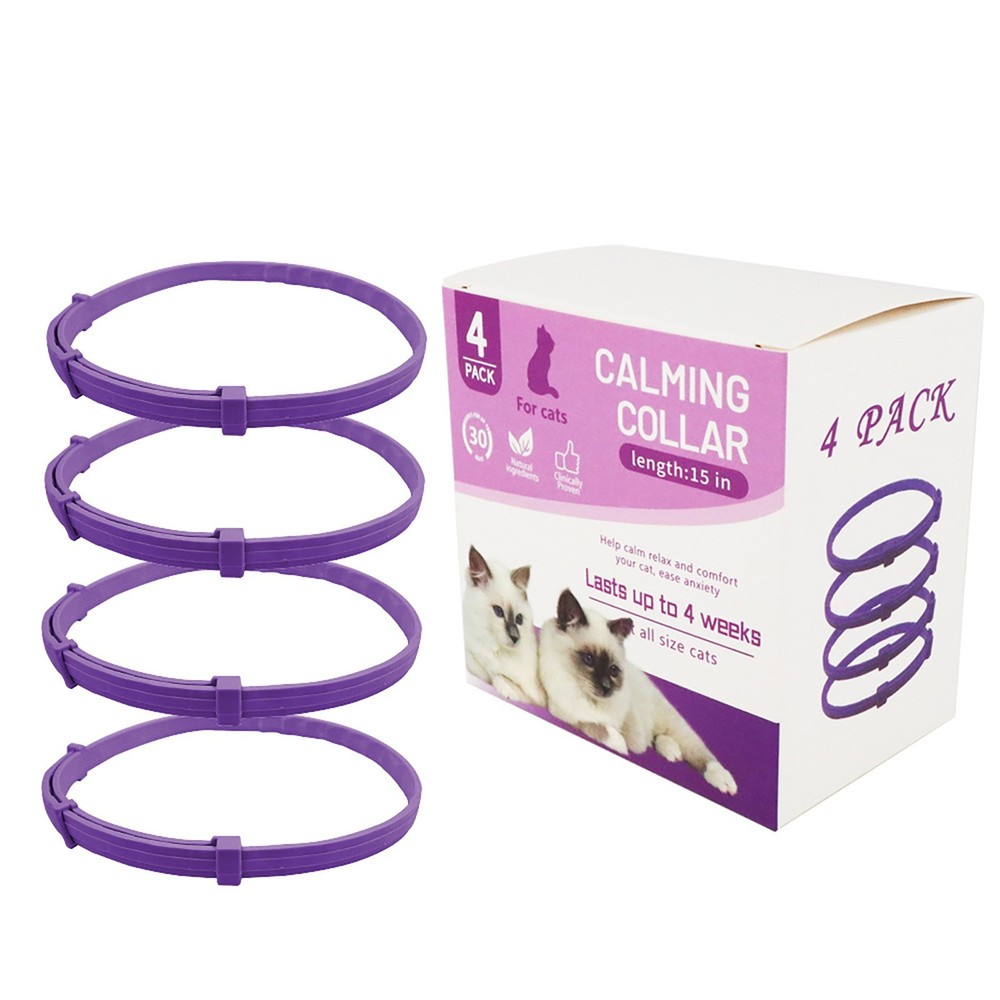 Adjustable Cat Calming Collar With Soothing Pheromones for Stress Relief