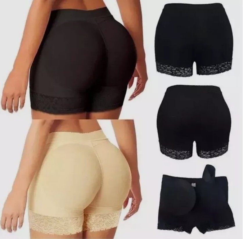 Women Fake Butt Lifter Lace Tummy Control Shaping Panties