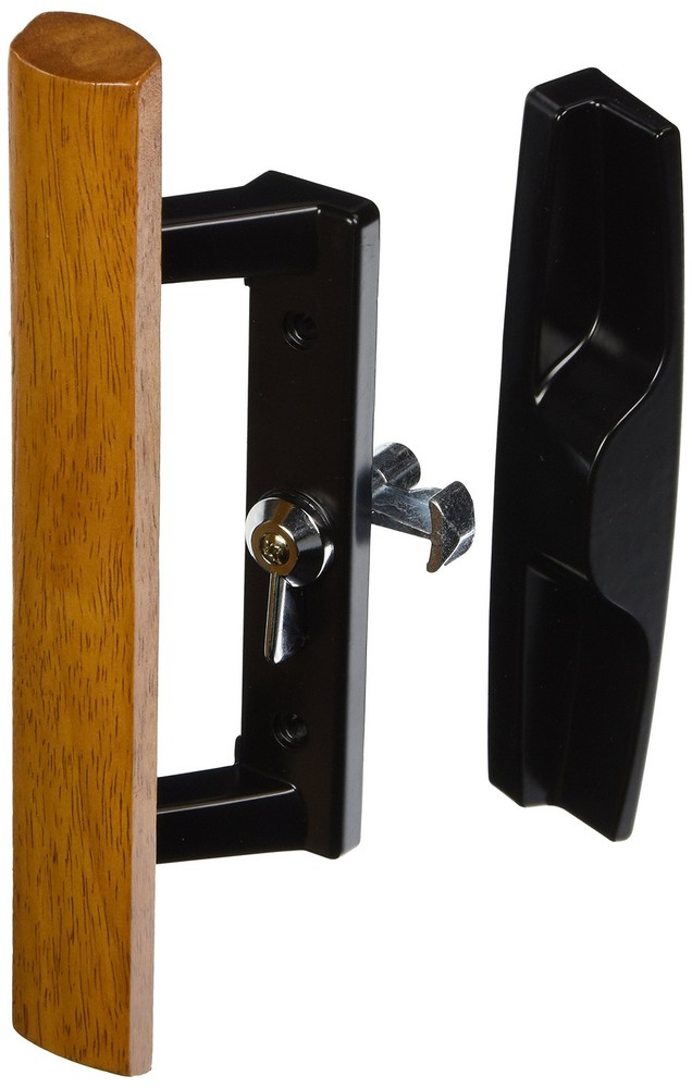 - Surface Mounted Replacement Wooden Handle Sliding Patio Internal Door Latch...