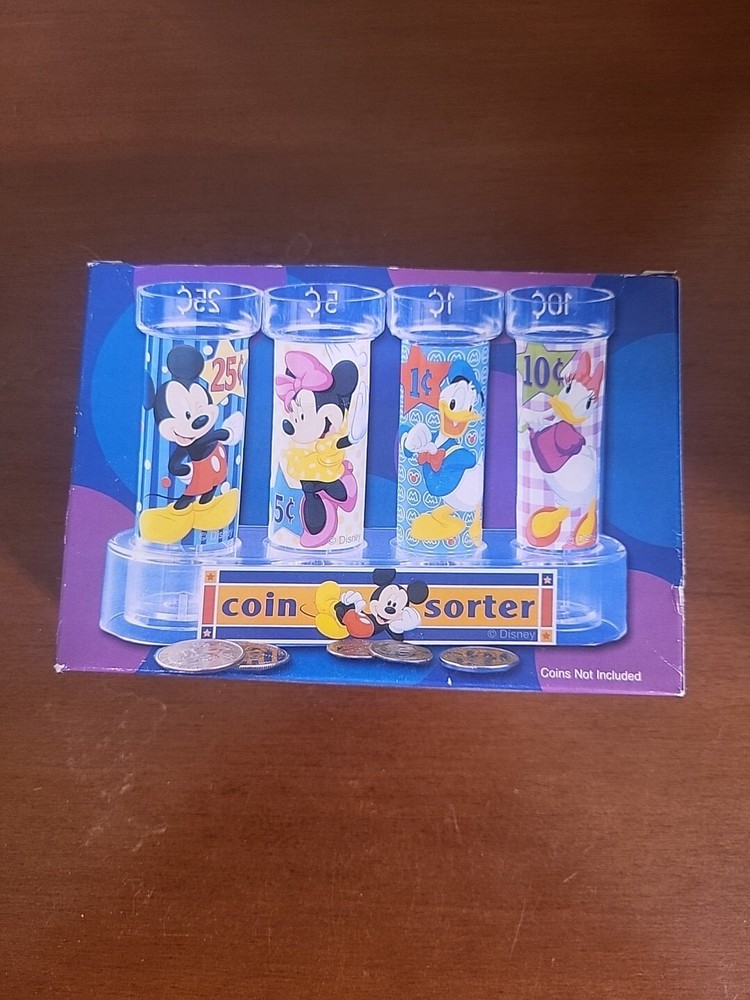 vintage disney coin sorter bank