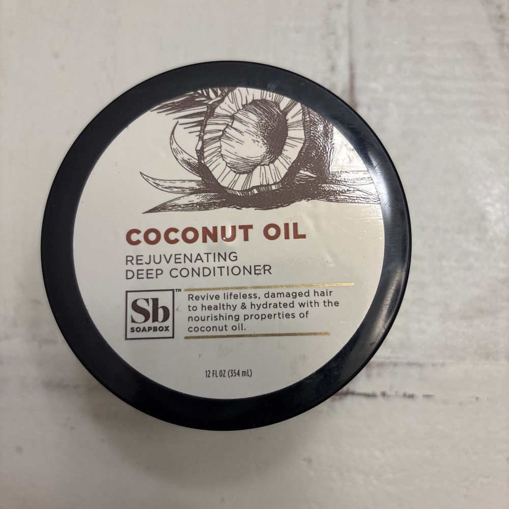 Soapbox Deep Conditioner with Hydrating Coconut Oil for Nourished Hair