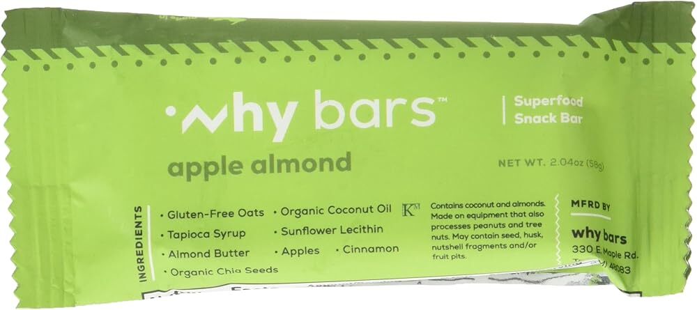 Why Bars Apple Almond Bar, 2.04 OZ