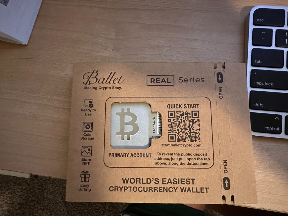 Ballet Real Series Cold Storage Cryptocurrency Hardware Wallet-image