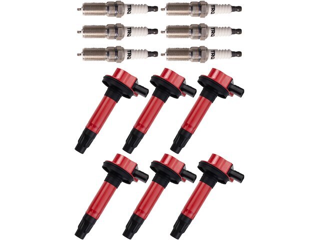 TRQ Ignition Coil and Spark Plug Kit fits Ford Taurus 2013-2016 55NVFS