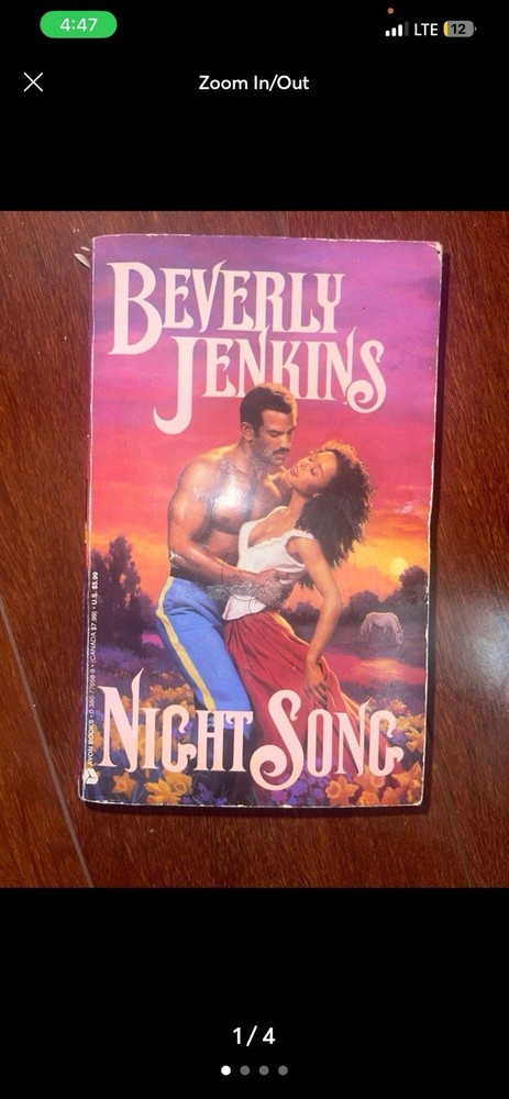 1994 NIGHT SONG - BEVERLY JENKINS Paperback