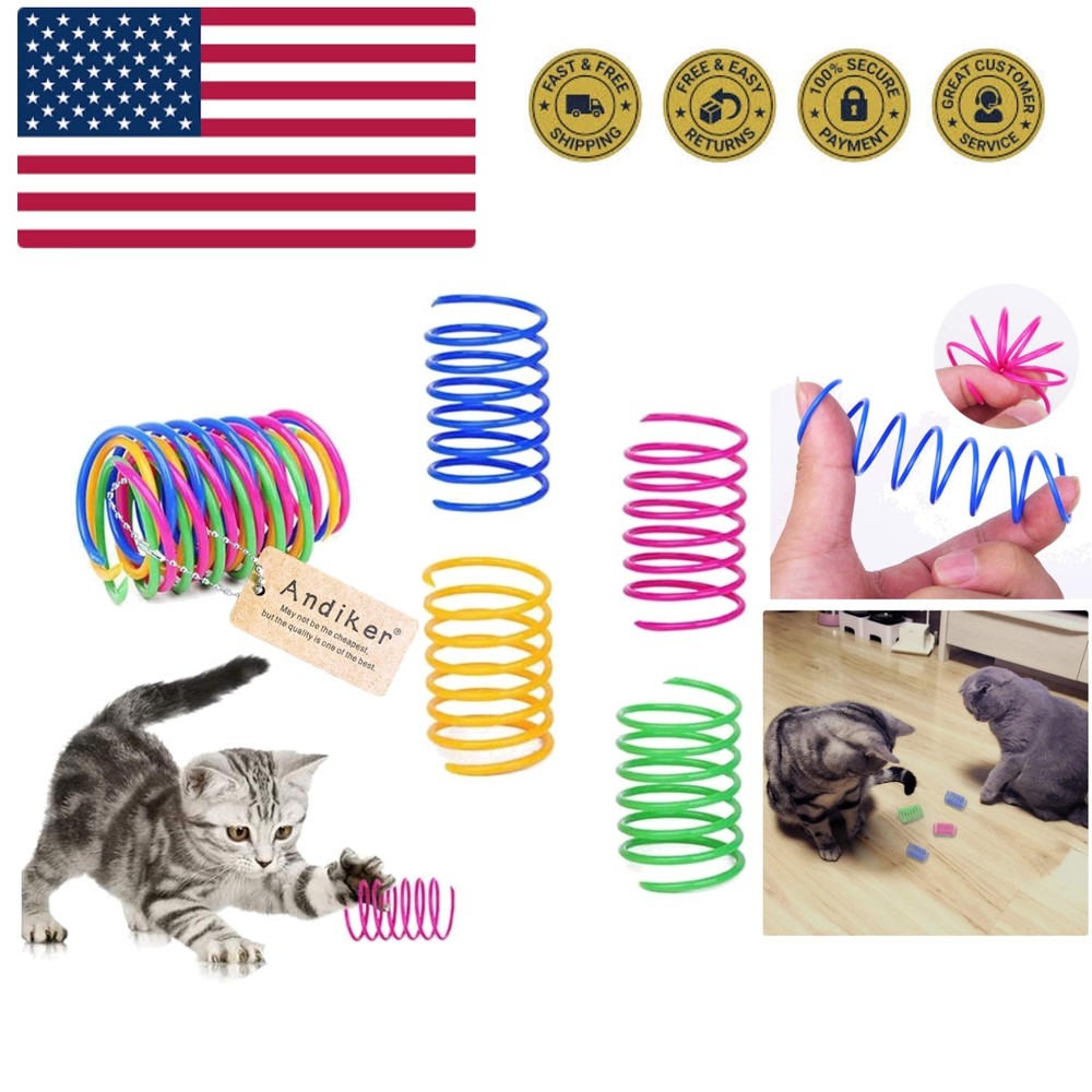 Interactive Cat Spiral Creative Spring Toy to Kill Time and Keep Fit, Sturdy ...