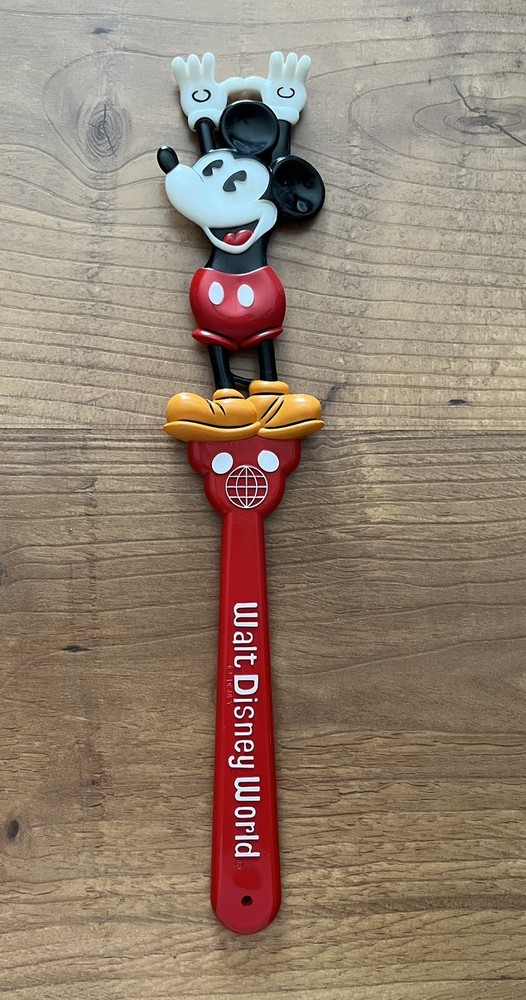 VTG 70s Mickey Mouse Back Scratcher 15.5 Inch Disney World Souvenir Hong Kong