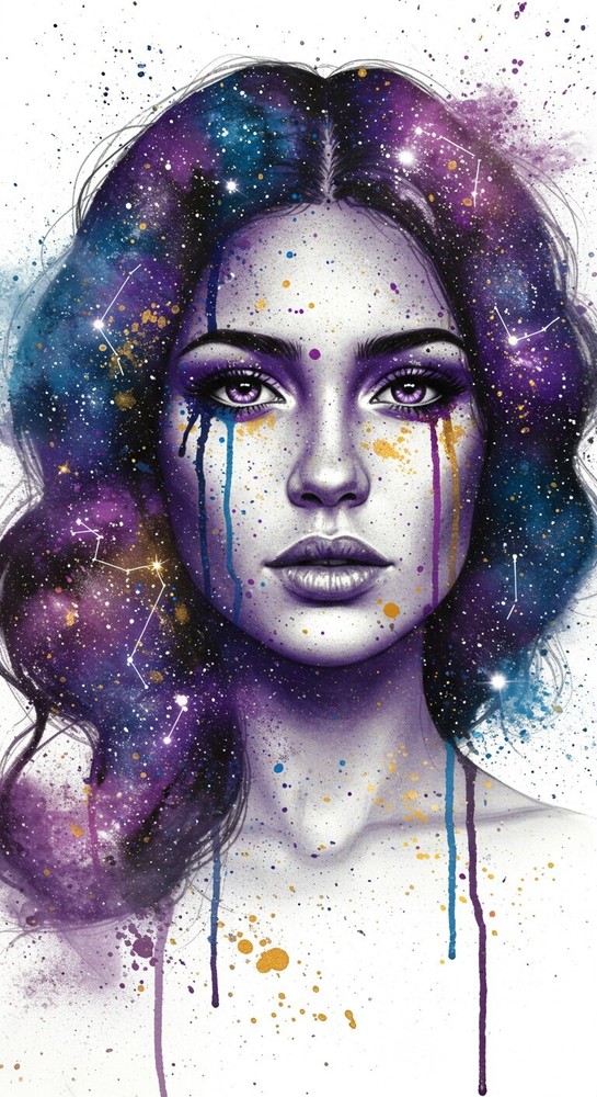 Abstract Flower Girl Digital Art PNG Wallpaper for PC & Mobile-image