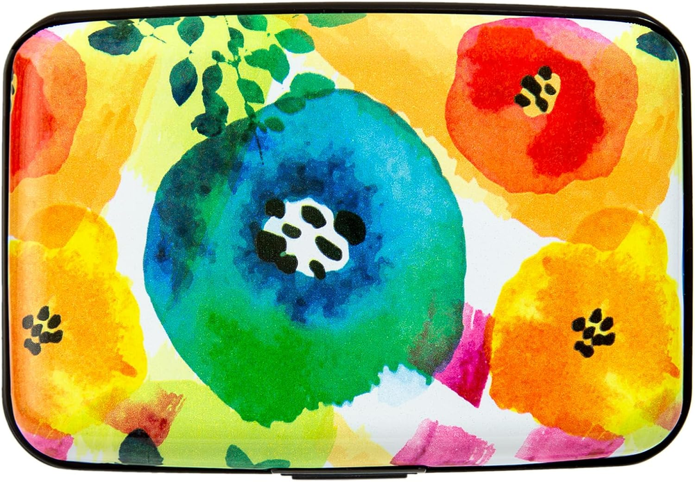 Credit Card Holder Small RFID Blocking Wallet Business Metal Slim Mini Aluminum-image