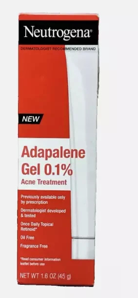 Neutrogena Acne Treatment Adapalene Gel 0.1 Exp 11/2025