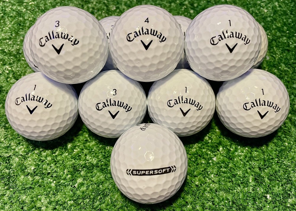 Callaway Supersoft Golf Balls -- MINT AAAAA (5A) Condition -- Choose Quantity